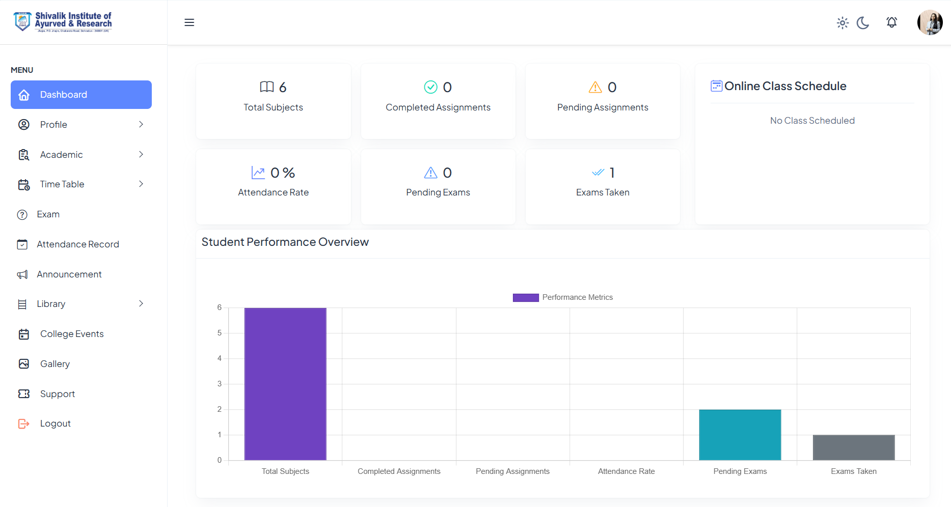 LMS Platform Screenshot